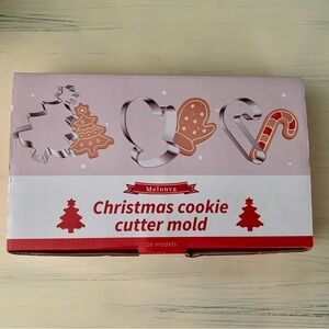 Stainless Steel Christmas Cookie Cutters | Melonva | 16 Pice Set